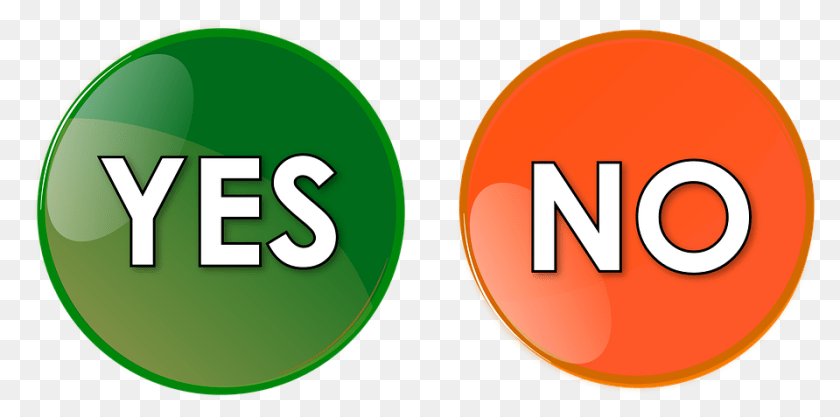 960x477 Yes No, Text, Logo, Symbol, Disk PNG