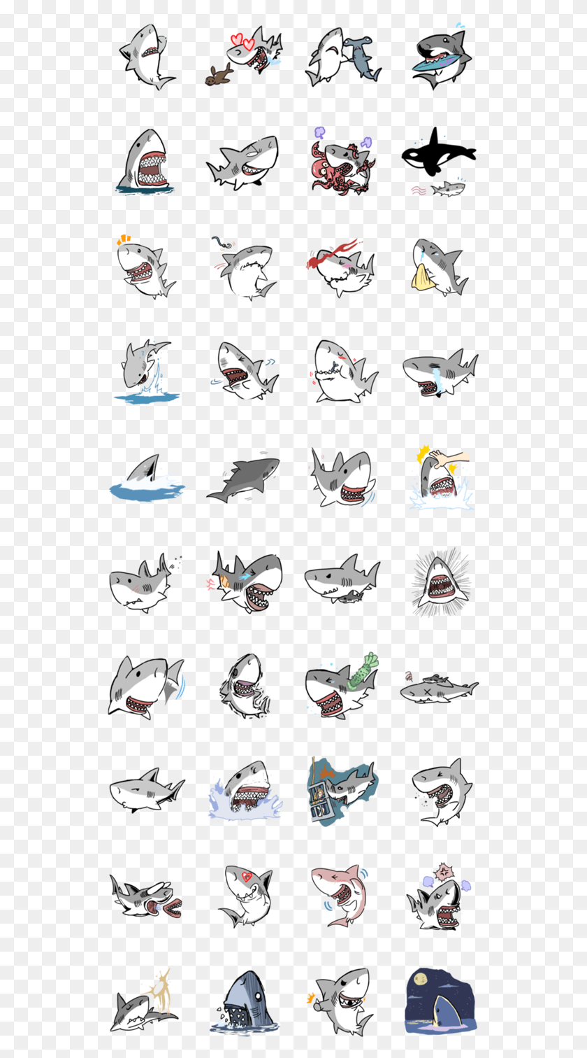 533x1452 Yes Sharks Can Be Cute Too Small Cartoon Shark Tattoos, Animal, Bird HD PNG Download