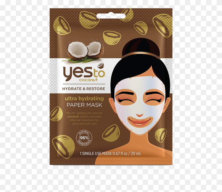 481x667 Yes To Coconut Yes To Face Masks, Advertisement, Poster, Flyer HD PNG Download