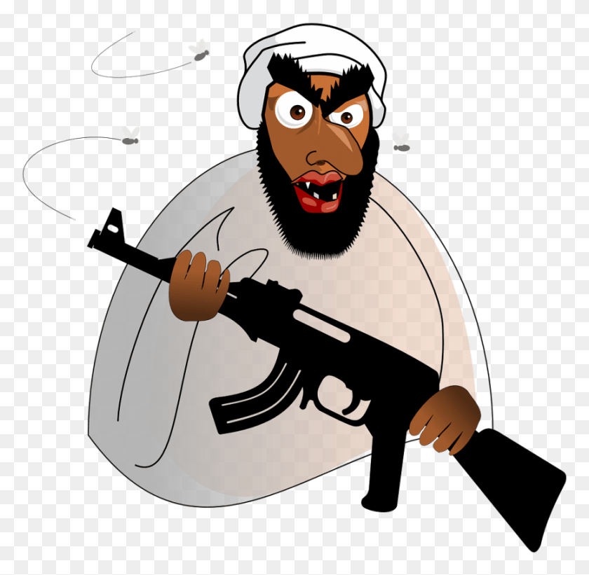 863x843 Yet After The 1973 War The Arab Appeared Everywhere Terrorist, Weapon, Weaponry, Photography HD PNG Download
