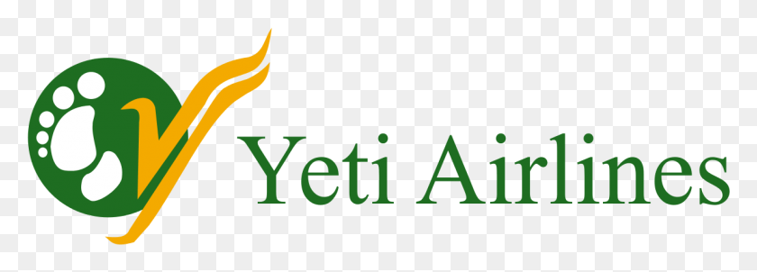 1234x384 Yeti Airlines Image Buddha Air Logo, Text, Alphabet, Plant HD PNG Download