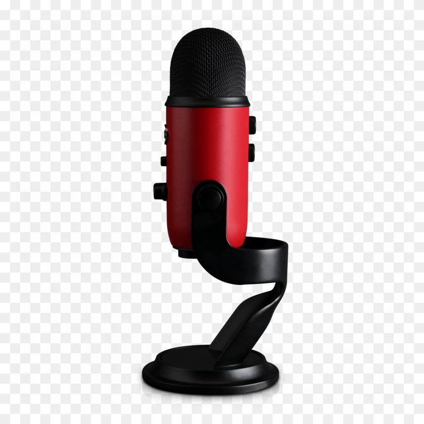 1500x1500 Yeti Stain Red Blue Yeti Mic Red, Microphone, Electrical Device HD PNG Download