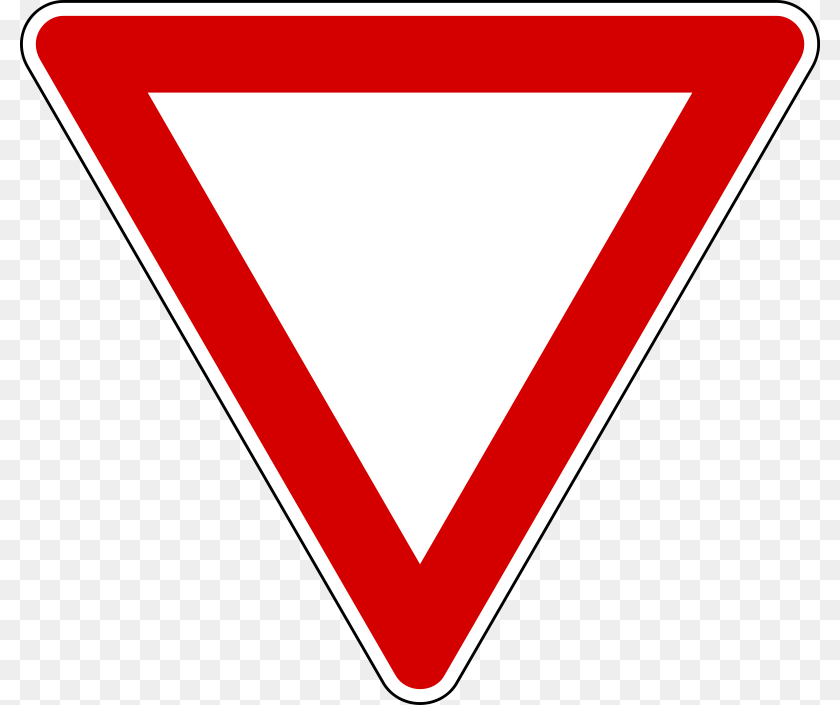 800x705 Yield Sign, Symbol, Triangle, Road Sign, Smoke Pipe PNG