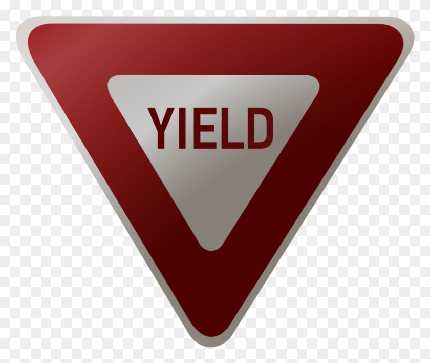 907x754 Yield Sign Sign, Symbol, Road Sign, Triangle HD PNG Download