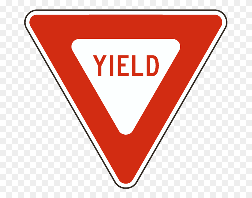 679x600 Yield Signs, Symbol, Sign, Road Sign HD PNG Download