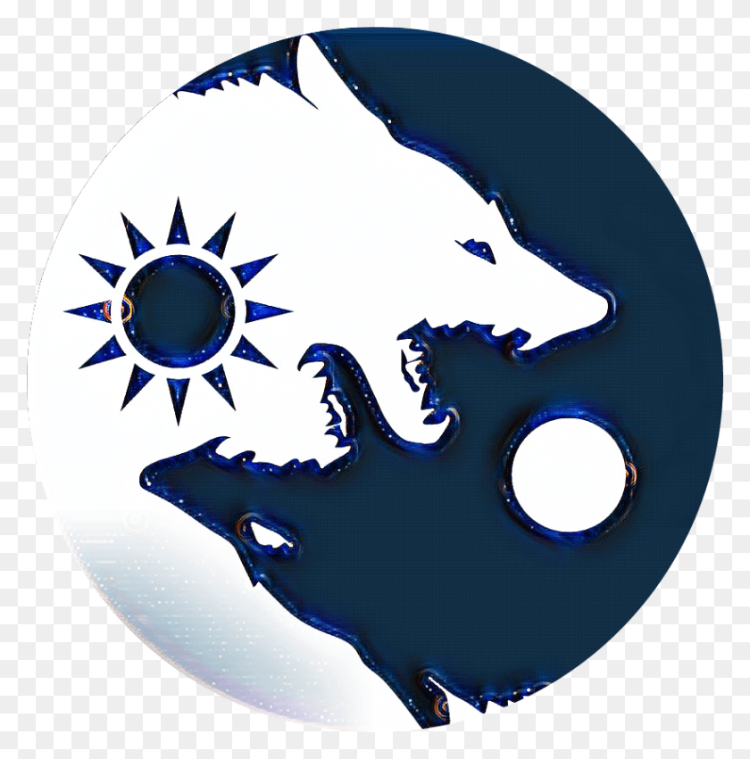 822x834 Yin Yang Wolf Symbol, Sphere, Astronomy, Outer Space HD PNG Download
