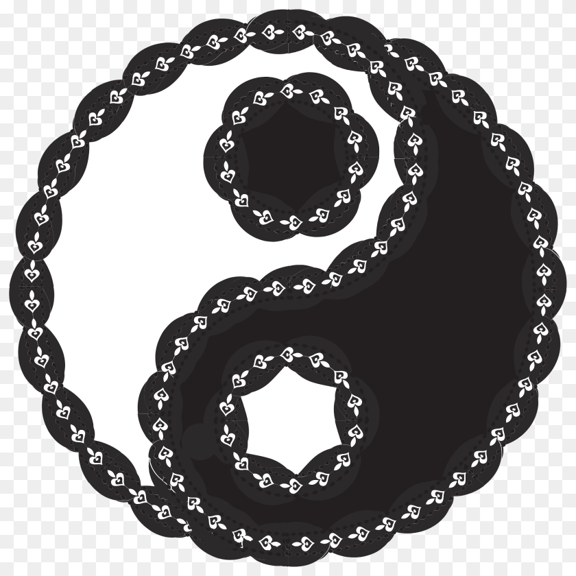 Ying Yang Accessories, Pattern Clipart PNG