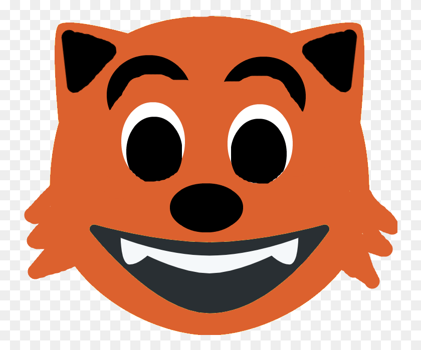 746x639 Yo Guys I Gave A Shot At Making A Cool Cat Version Smiley, Label, Text, Halloween HD PNG Download