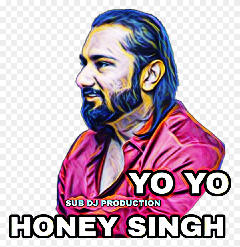 993x1025 Yo Yo Honey Singh Photo New Look, Poster, Advertisement, Person HD PNG Download