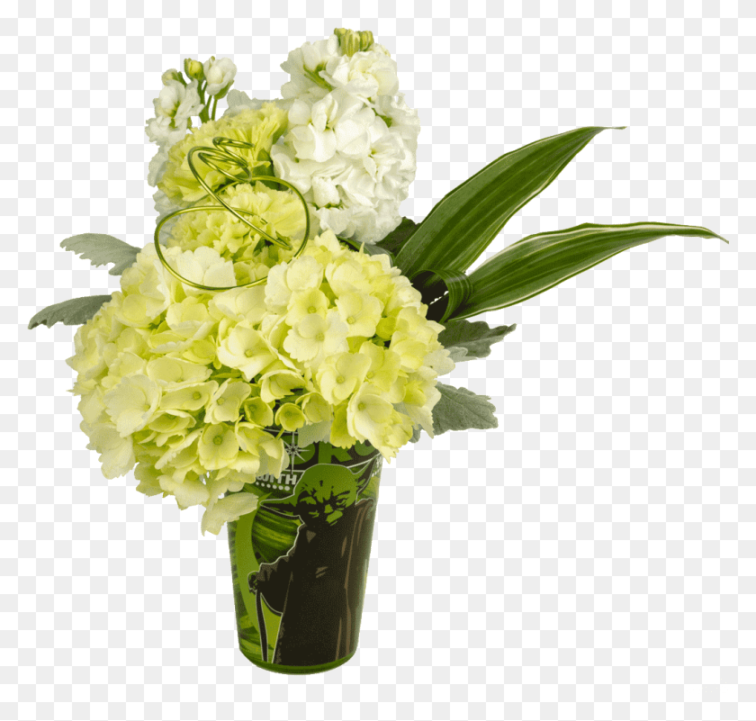 1023x973 Yoda Pub Mug Bouquet Bouquet, Plant, Flower, Blossom HD PNG Download