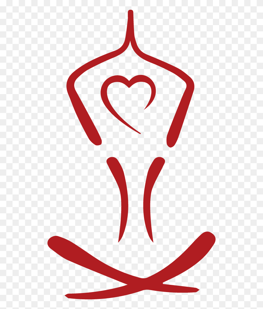 539x925 Yoga, Heart, Hook, Symbol HD PNG Download