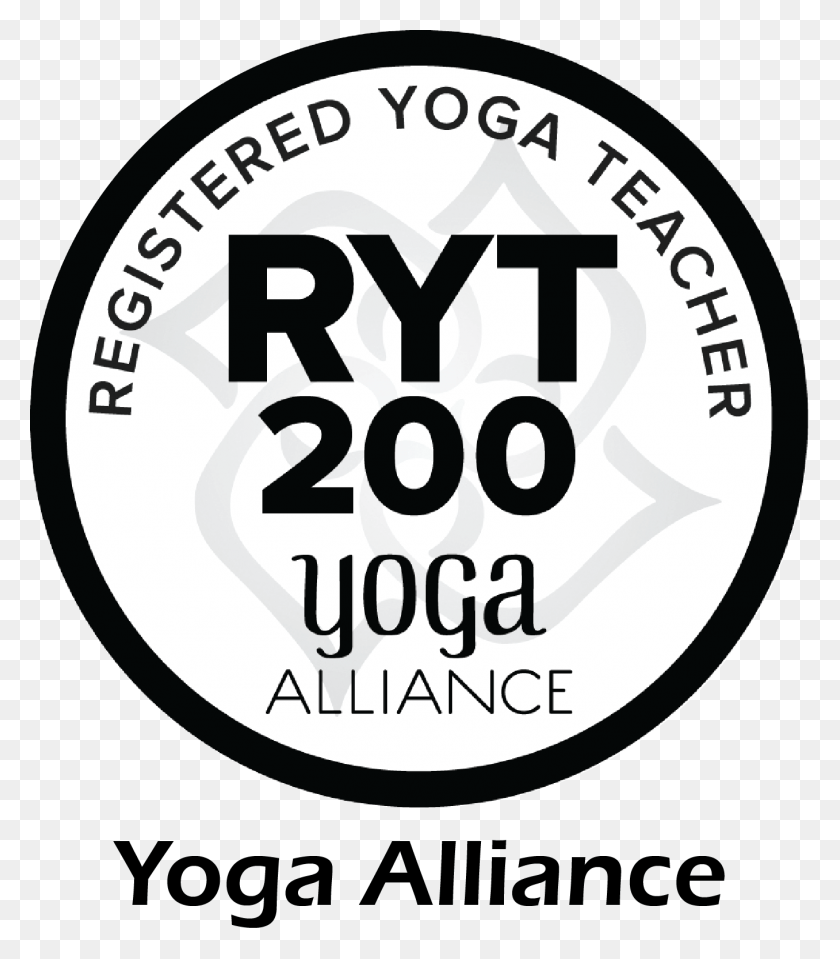 1356x1564 Descargar Png Yoga Alliance Ryt 200 Profesor De Yoga Registrado Rys 200 Yoga Alliance Logo, Etiqueta, Texto, Símbolo Hd Png