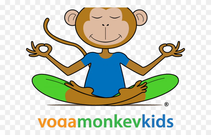 640x480 Descargar Png / Yoga Clipart Monkey Monkey Meditando De Dibujos Animados, Al Aire Libre, Cara, Poster Hd Png