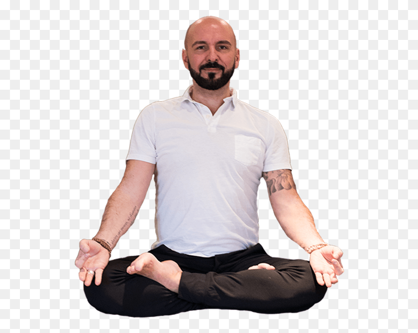 544x608 Yoga Man Picture Men Meditation In, Person, Human, Clothing HD PNG Download