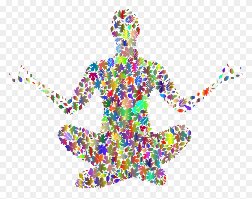 930x720 Yoga Meditation Zen Leaves Leaf Autumn Fall Yoga Y Meditacion, Graphics, Person HD PNG Download