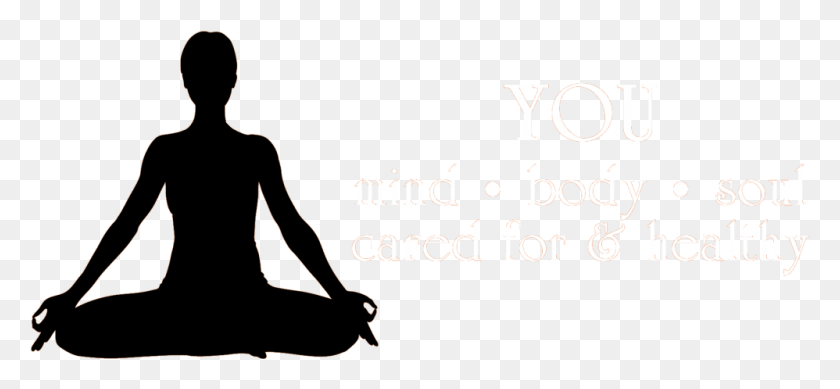 998x421 Yoga Pose Silhouette Yoga Meditation Pose Silhouette, Person, Human, Text HD PNG Download