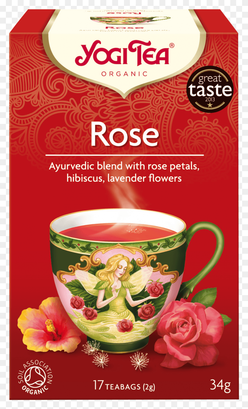 1107x1883 Yogi Tea Rose Hibiscus, Coffee Cup, Cup, Advertisement HD PNG Download