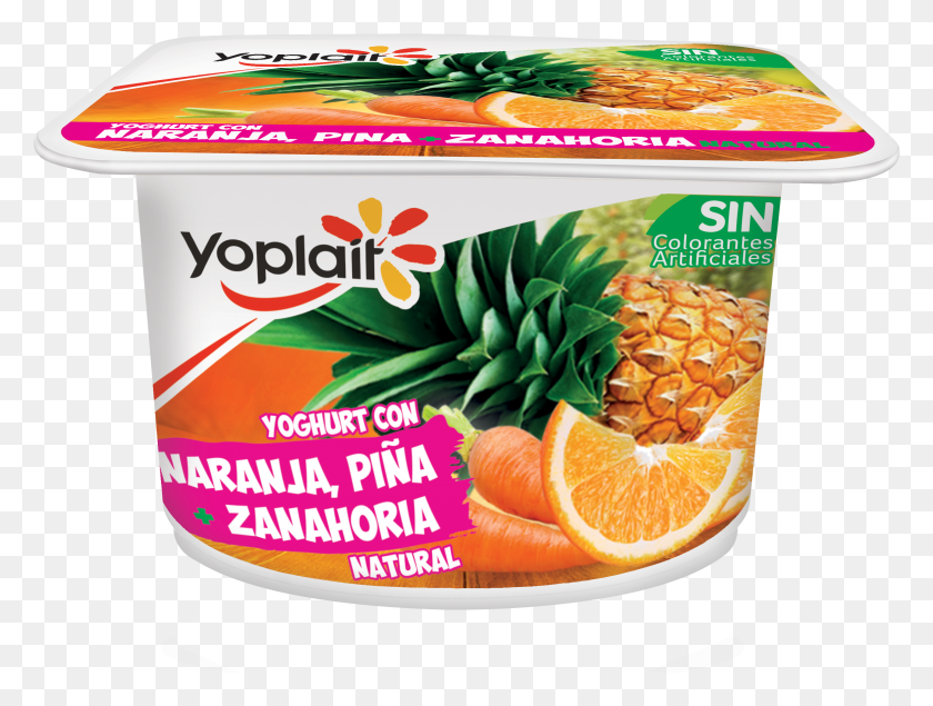 2876x2121 Yogurt Batido Sabor Naranja Y Zanahoria 125 Gr Yoplait HD PNG Download