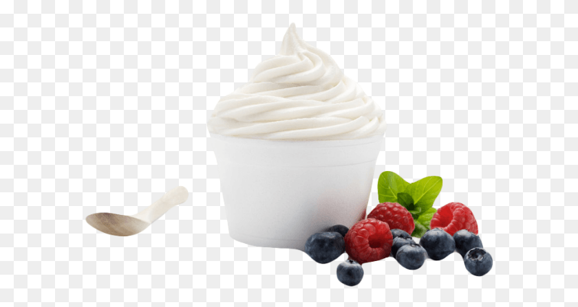 595x387 Yogurt Image, Food, Plant, Dessert HD PNG Download