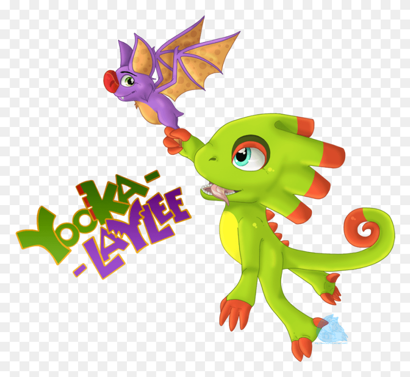 917x838 Yooka Laylee Original Game Soundtrack Cartoon, Toy, Dragon, Reptile HD PNG Download