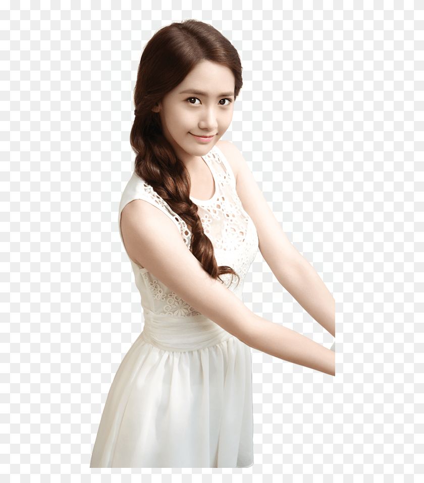 488x898 Yoona For Alcon Contact Lenses Yoona Ad, Clothing, Apparel, Evening Dress HD PNG Download