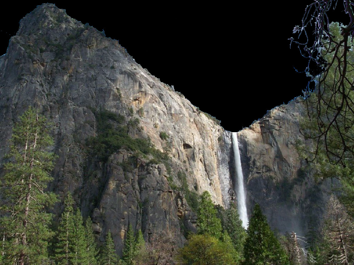 1152x864 Yosemite National Park Bridalveil Fall, Nature, Outdoors, River HD PNG Download