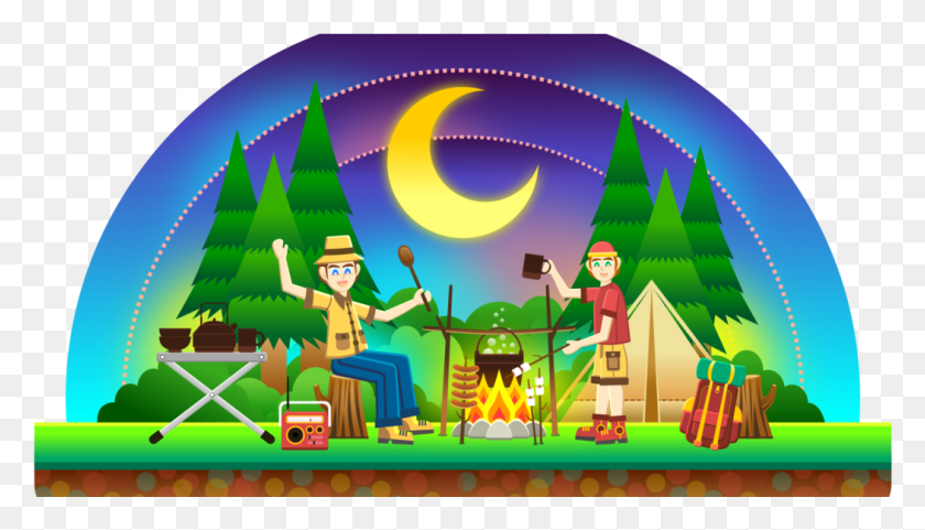 1051x568 You Are Invited To The Mount Olive Campout Weekend Family Camping Clip Art, Graphics, Person HD PNG Download