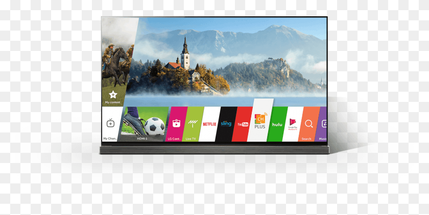 1587x738 You Can Even Upscale Regular Content To Achieve Lg 32 Smart Tv 2019, Electronics, Phone, Mobile Phone HD PNG Download