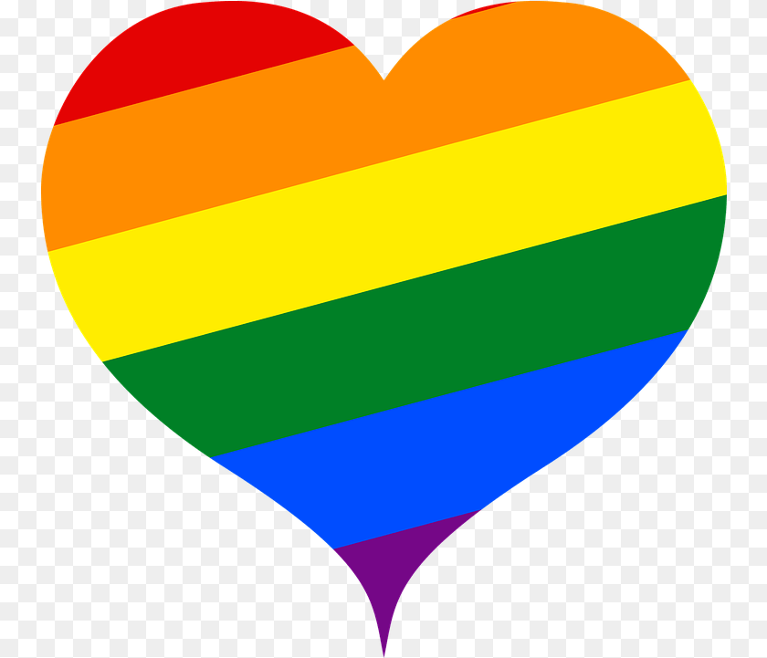 752x721 You Can Play Heart Gay Pride Flag, Balloon, Aircraft, Transportation, Vehicle Clipart PNG