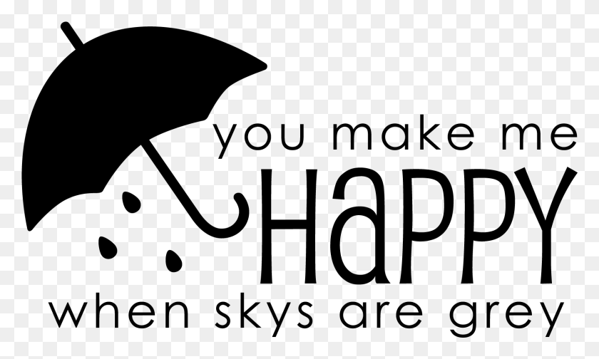 1668x950 You Make Me Happy When Sky39s Are Umbrella, Gray, World Of Warcraft HD PNG Download