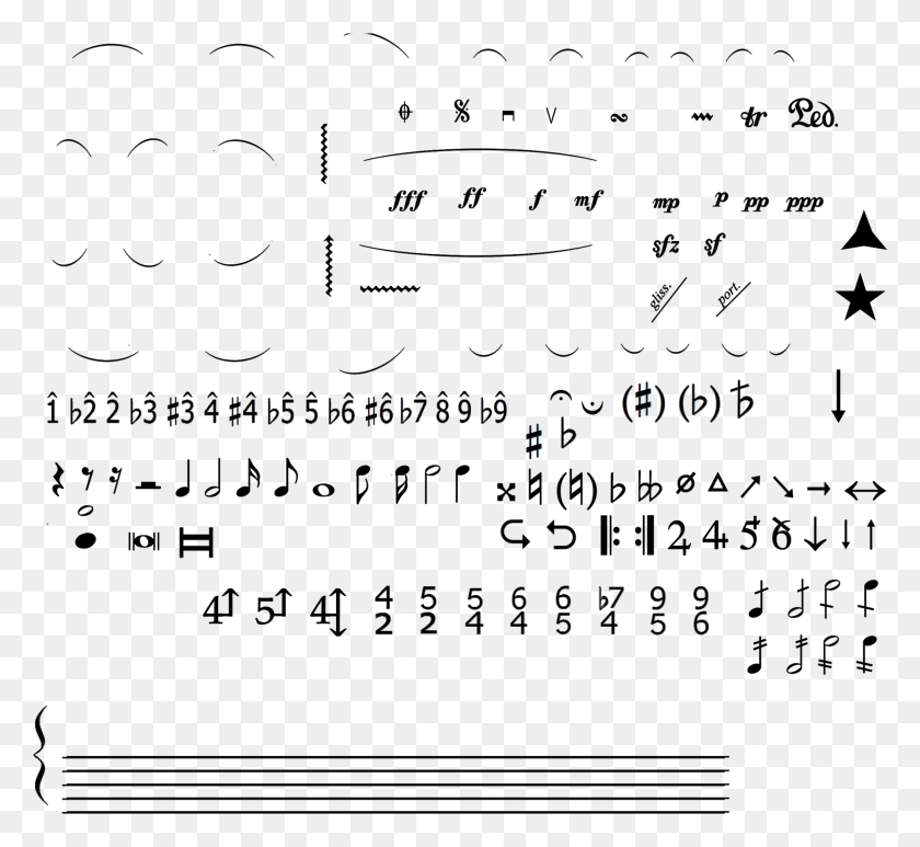 1938x1772 You May Also Find This Transparent Image File Useful Music Font Number, Text, Alphabet, Legend Of Zelda HD PNG Download