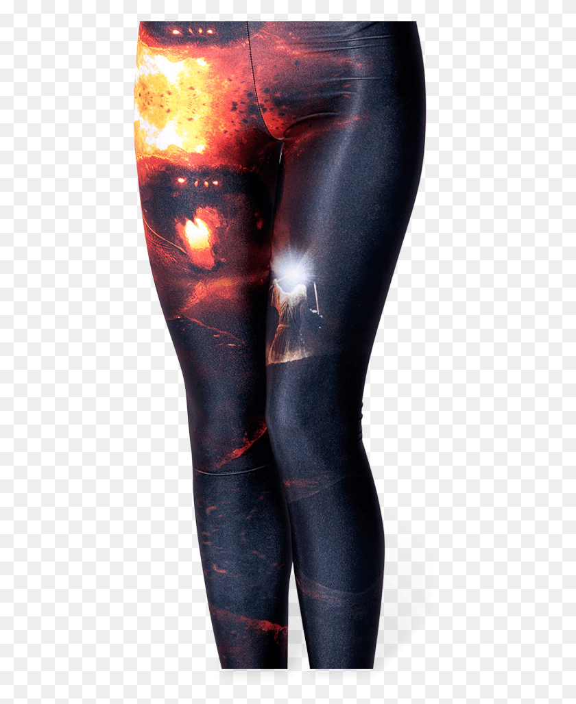 453x968 You Shall Not Pass Leggings Spandex, Light, Person, Human HD PNG Download