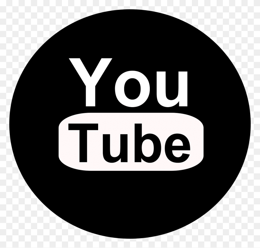 1280x1217 You Tube Logo Black Social Media Image Beyond Type 1 Logo, Text, Face, Symbol HD PNG Download