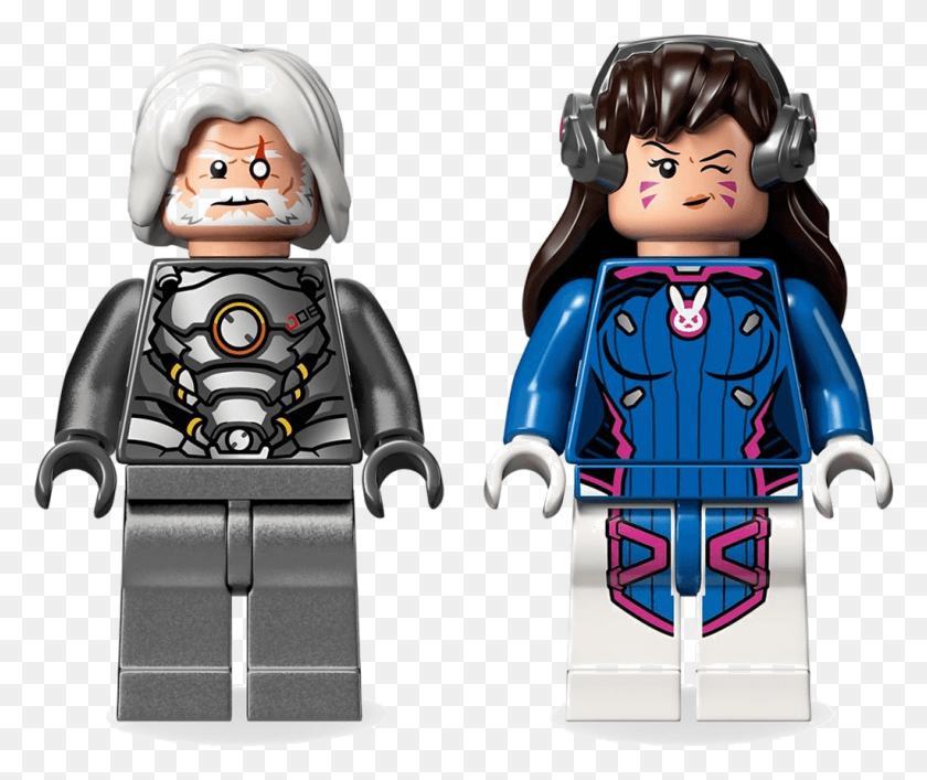 1022x849 You Will Earn 6 Reward Points By Buying This Product Lego Dva And Reinhardt, Person, Human, Toy HD PNG Download