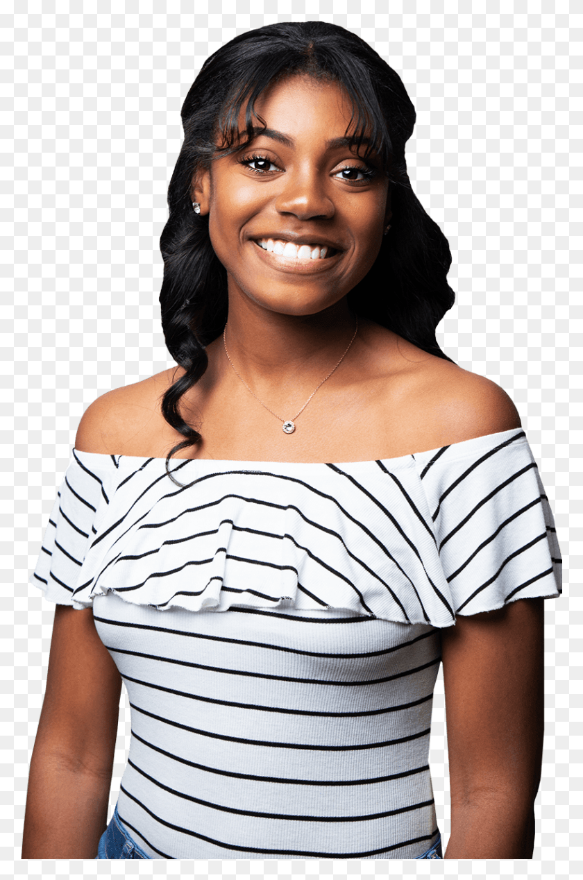 819x1269 Young Beautiful African American Girl Smiling White Photo Shoot, Person, Human, Pendant HD PNG Download
