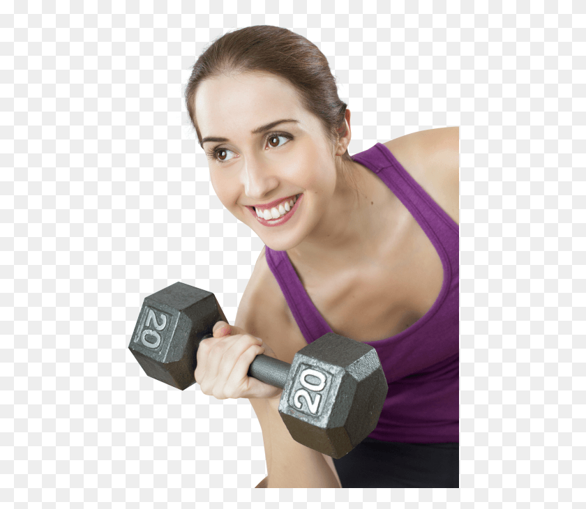 476x670 Young Fit Woman Exercises With Dumbbell Fitness Woman, Person, Human, Working Out HD PNG Download
