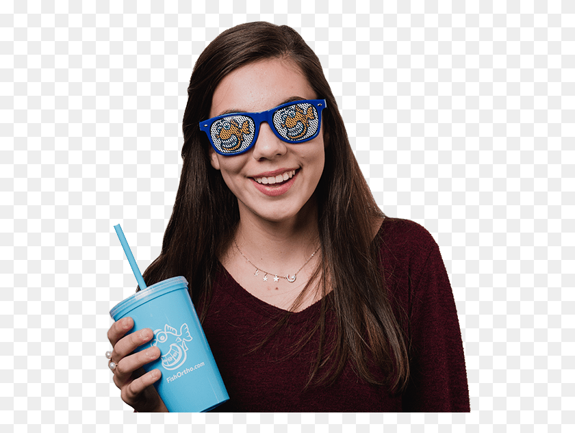 537x573 Young Girl Smiling Straight White Teeth Fishbein Girl, Sunglasses, Accessories, Accessory HD PNG Download