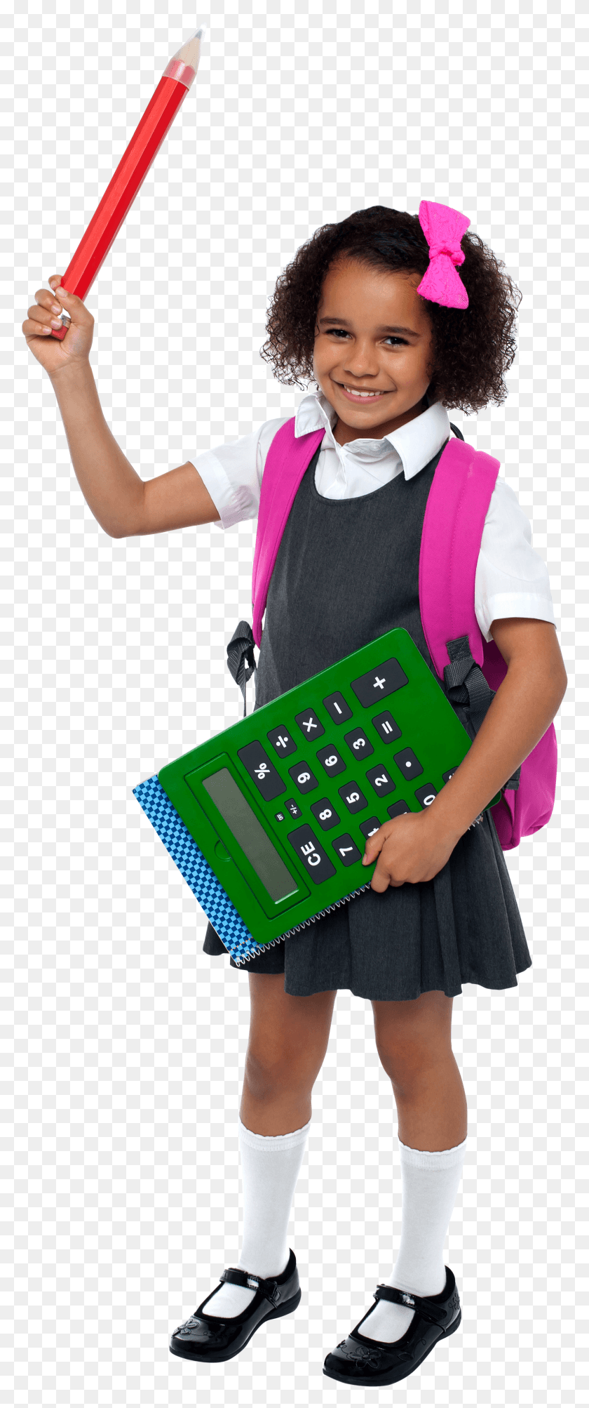1831x4570 Young Girl Student Stock Images Kid Student HD PNG Download