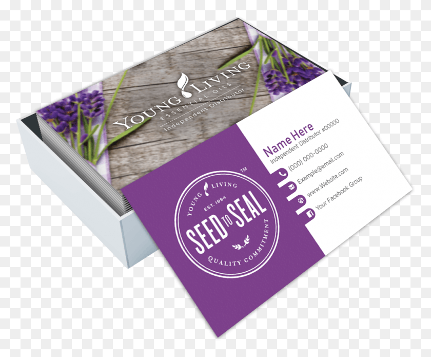 990x807 Young Living Business Cards Envelope, Paper, Advertisement, Poster HD PNG Download