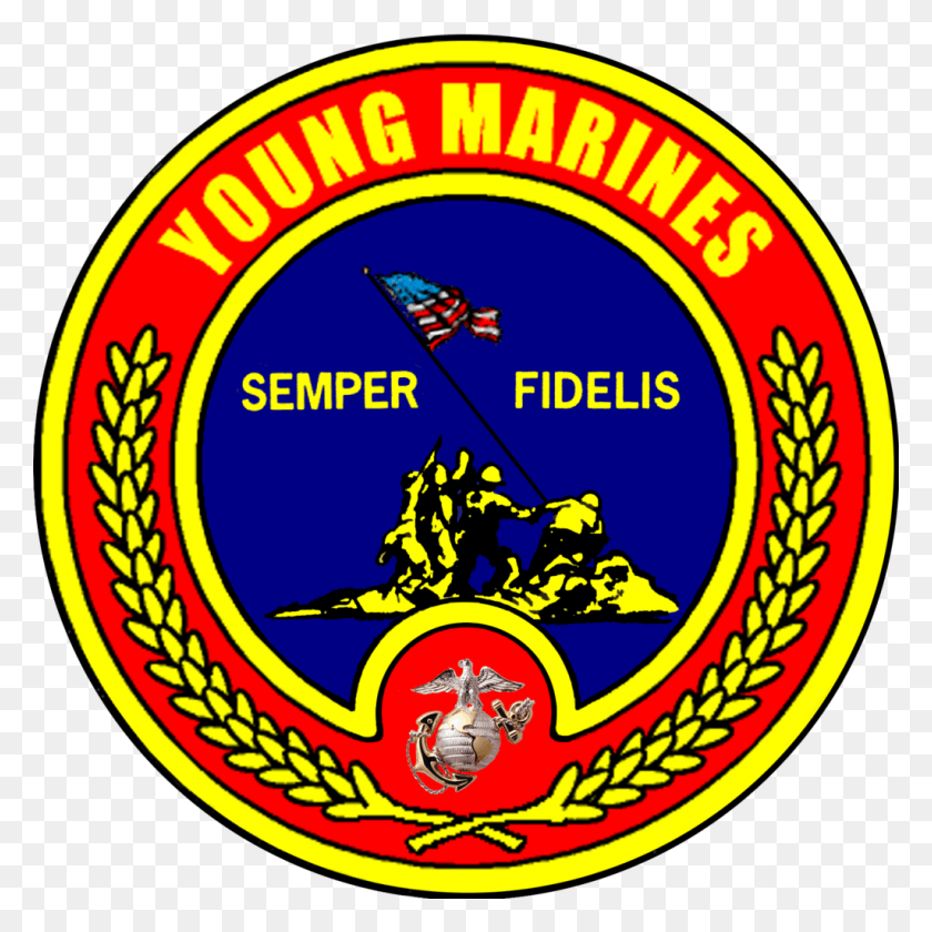 1024x1024 Логотип Молодых Морских Пехотинцев Молодые Морпехи, Символ, Товарный Знак, Текст Hd Png Скачать