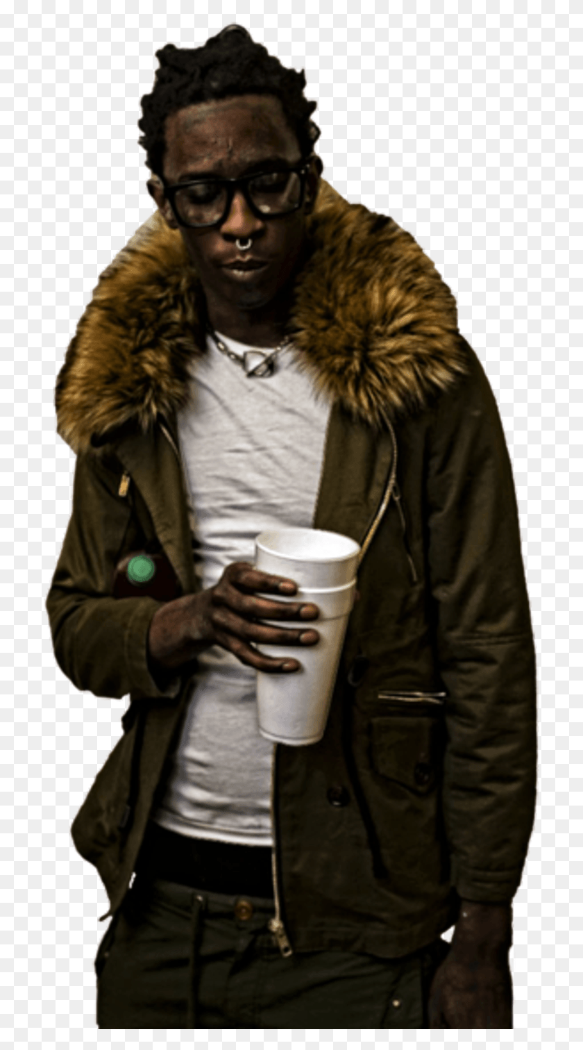 715x1452 Young Thug Transparent Transparent Background Young Thug No Background, Clothing, Apparel, Jacket HD PNG Download