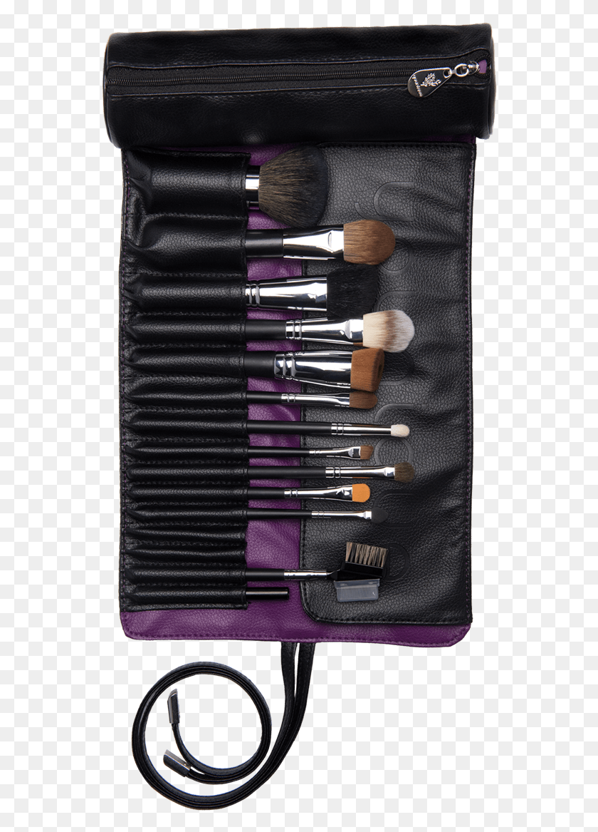 556x1107 Younique Brush Roll Makeup Brushes, Tool HD PNG Download