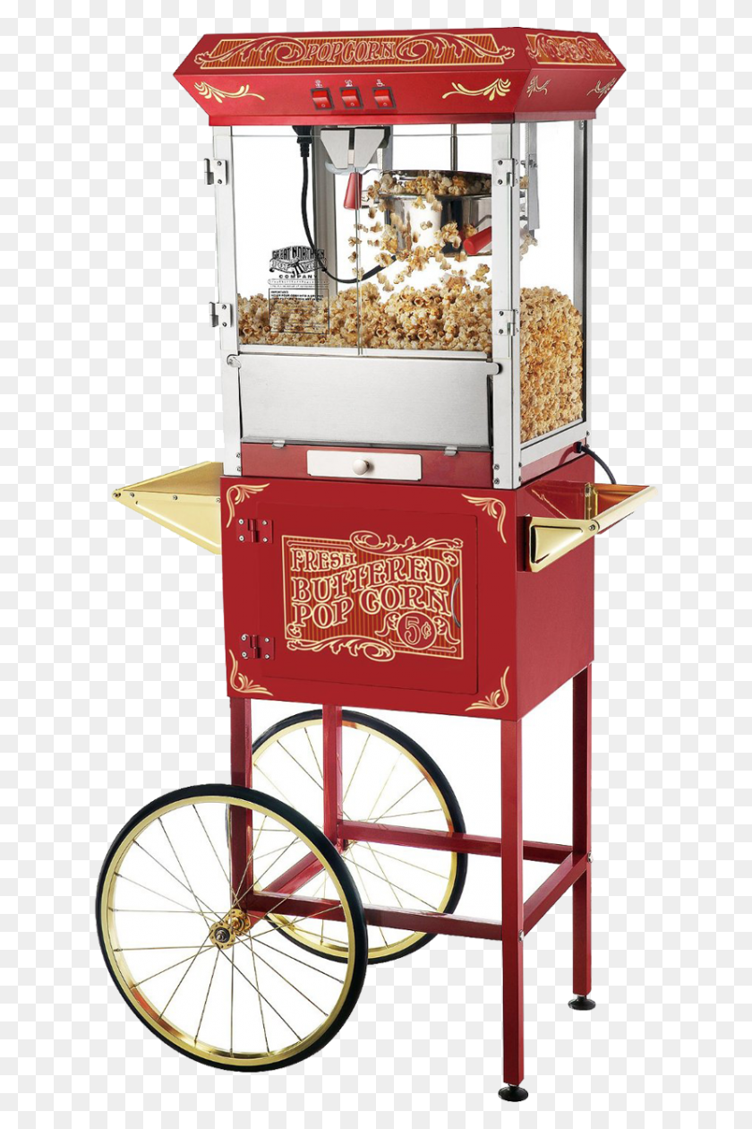 632x1200 Your Choice Of A Snow Cone Popcorn Machine Or Cotton Old Time Popcorn Machine, Wheel, Food, Gas Pump HD PNG Download
