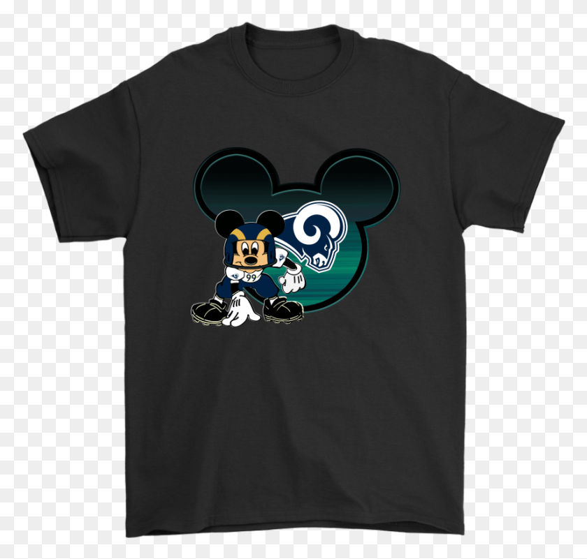 857x815 Your Favorite Football Team Los Angeles Rams Mixed Louis Vuitton Mickey Mouse T Shirt, Clothing, Apparel, T-shirt HD PNG Download