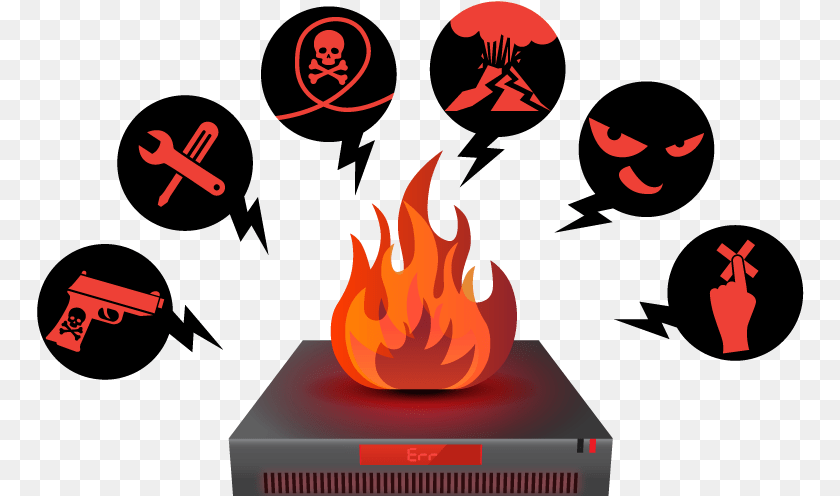 768x496 Your Lotus Domino Server And Lotus Note Client Machines Halloween, Fire, Flame, Gun, Weapon Sticker PNG
