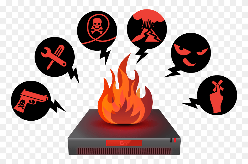 768x496 Your Sql Server Is Exposed To The Threat Of Data Loss Halloween, Fire, Flame, Poster HD PNG Download