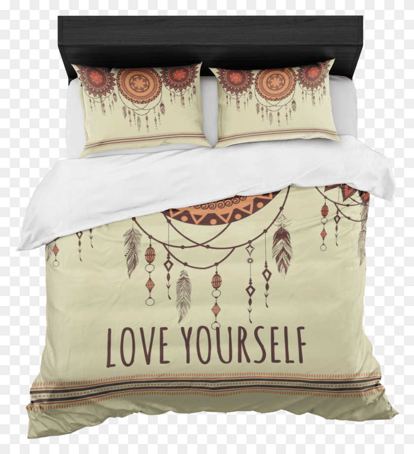 1233x1360 Yourself39 Self Love Quotes Bed Set 2 Variants Bed Sheet, Pillow, Cushion, Home Decor HD PNG Download