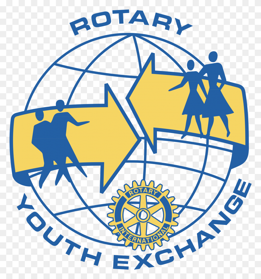 2169x2331 Youth Exchange Logo Transparent Rotary Exchange Program, Symbol, Emblem, Logo HD PNG Download