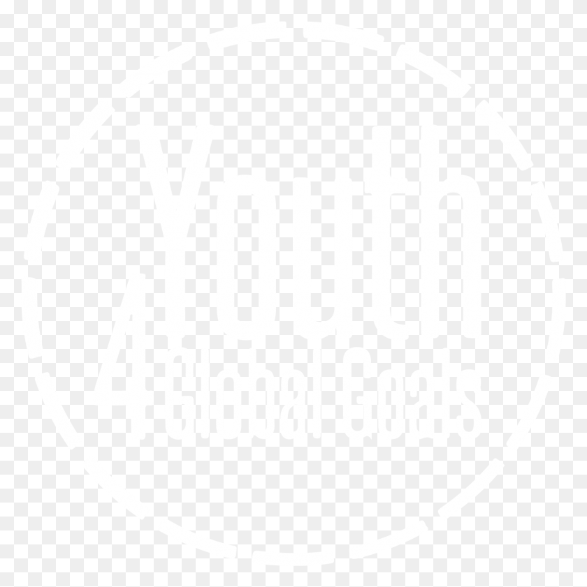 1652x1655 Youth For Global Goals Logo White, Label, Text, Symbol HD PNG Download
