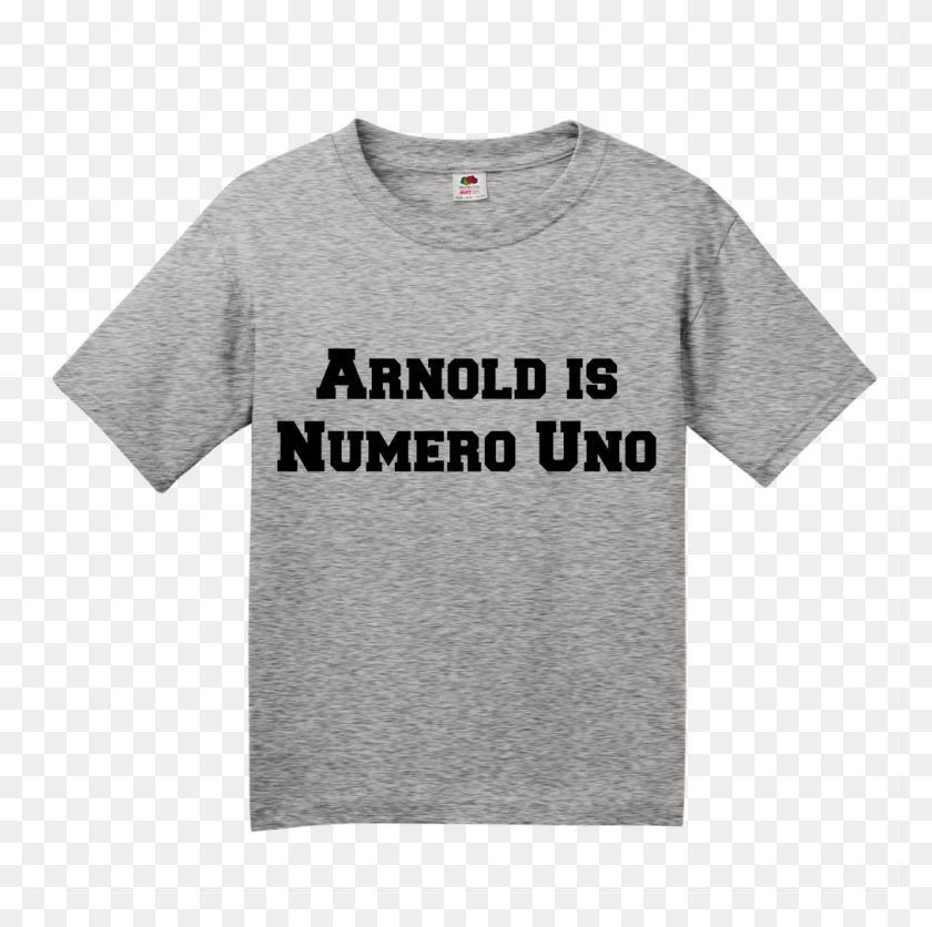 1010x1005 Youth Grey Arnold Is Numero Uno Graffiti Junktion, Clothing, Apparel, T-shirt HD PNG Download